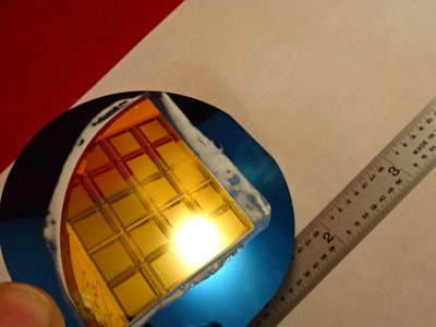 SEMICONDUCTOR COMPONENTS MOUNTED ON SILICON WAFER COLLECTABLE AS IS BIN#P1-C-13