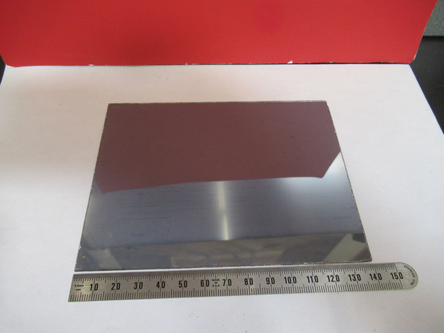 OPTICAL BEAM SPLITTER PLATE MICROSCOPE PART AS Pictured S8-B-14