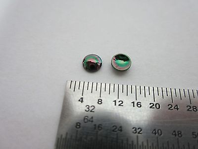 LOT 2 EA OPTICAL GERMANIUM METAL LENSES INFRARED CX CC LENS OPTICS #G5-H-1