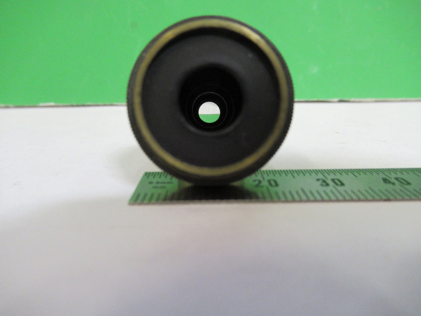 ANTIQUE BRASS OBJECTIVE CARL ZEISS 1900's RARE OPTICS MICROSCOPE PART F3-B-17