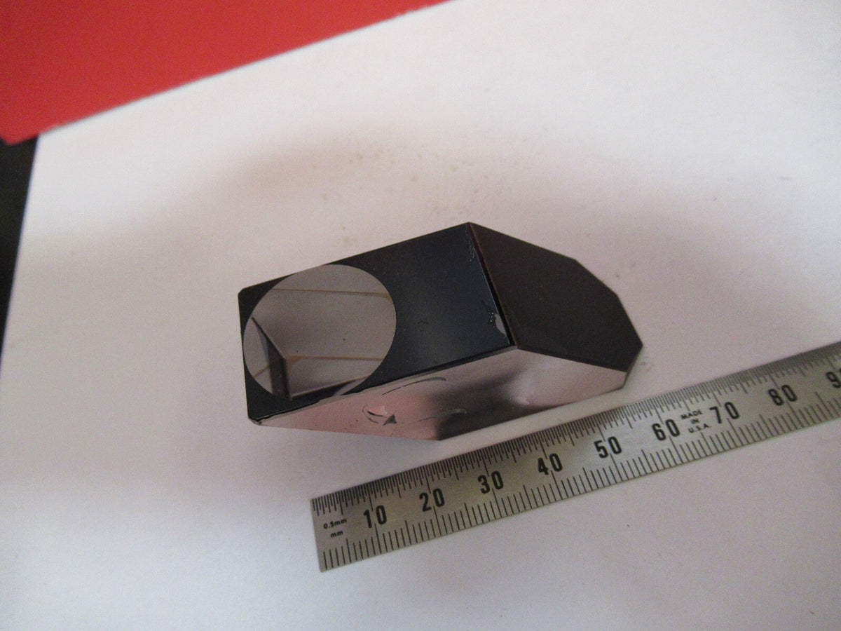 ZEISS GERMANY GLASS PRISM HEAD OPTICS MICROSCOPE PART AS PICTURED Y5-A-59