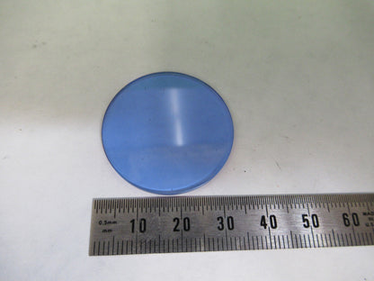 ANTIQUE BAUSCH LOMB BLUE GLASS FILTER OPTICS MICROSCOPE PART AS PICTURED X4-A-36