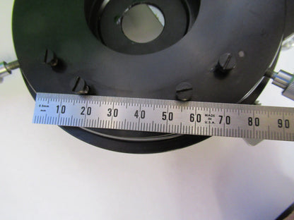CARL ZEISS POL ROTABLE STAGE TABLE MICROSCOPE PART AS PICTURED F3-B-02