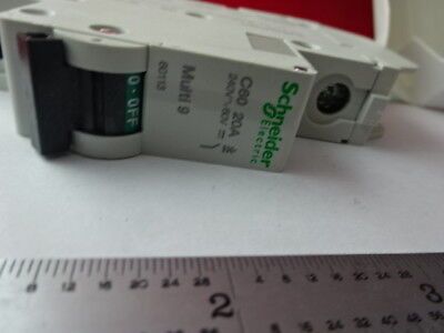 SCHNEIDER ELECTRIC MULTI 9 C60 20A CIRCUIT BREAKER 60113 FRANCE AS IS #83-R-99