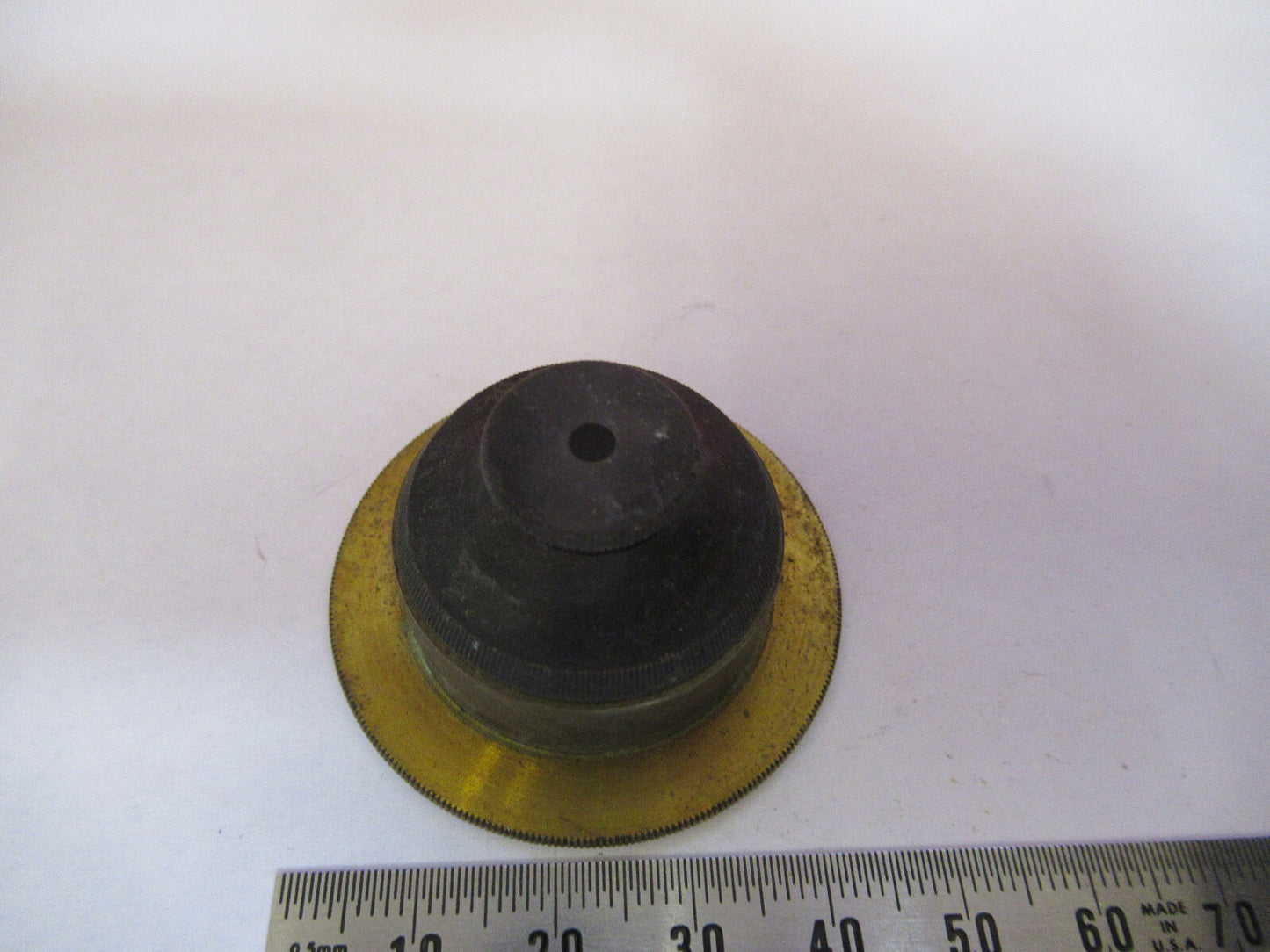 Antique Koristka Milan Italy Brass Condenser Microscope Part