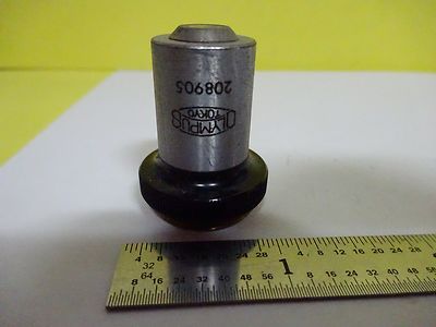 FOR PARTS MICROSCOPE PART OBJECTIVE OLYMPUS M40 OPTICS AS IS BIN#X1-62