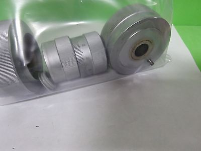 MICROSCOPE PART REICHERT LEICA POLYVAR SET OF KNOBS OPTICS AS IS BIN#A3-N-06