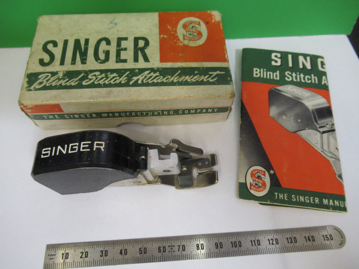 Old Singer Sewing Accessory Machine Blend Stitch Attachment Assembly