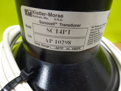 KISTLER MORSE SONO-CELLS SC14PT ULTRASONIC EMITTER SILO SENSOR AS PICTURED #TD-3