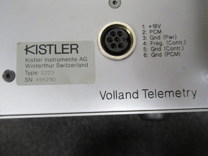 KISTLER SWISS SENSOR 5223 MULTICHANNEL SIGNAL CONDITIONER AS PICTURED #TD-4