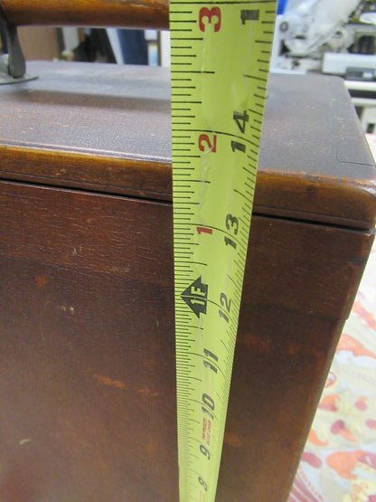 Empty Wood Cabinet for Antique Watson UK 1890s Microscope Part