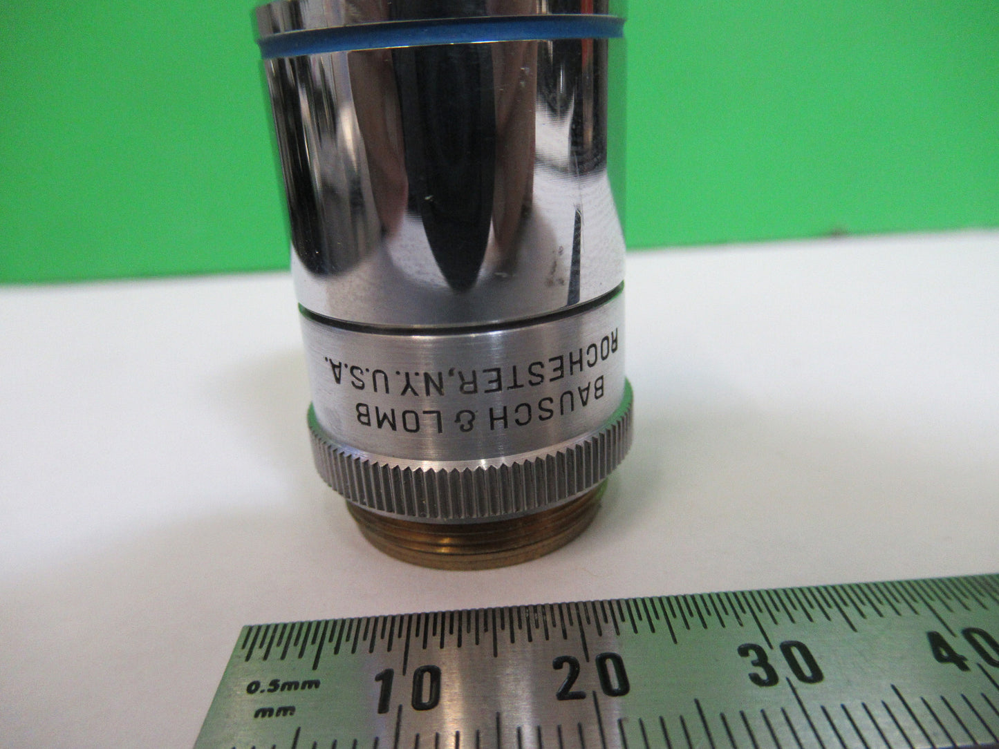 Industrial Bausch & Lomb Objective 4X Lens Microscope Part