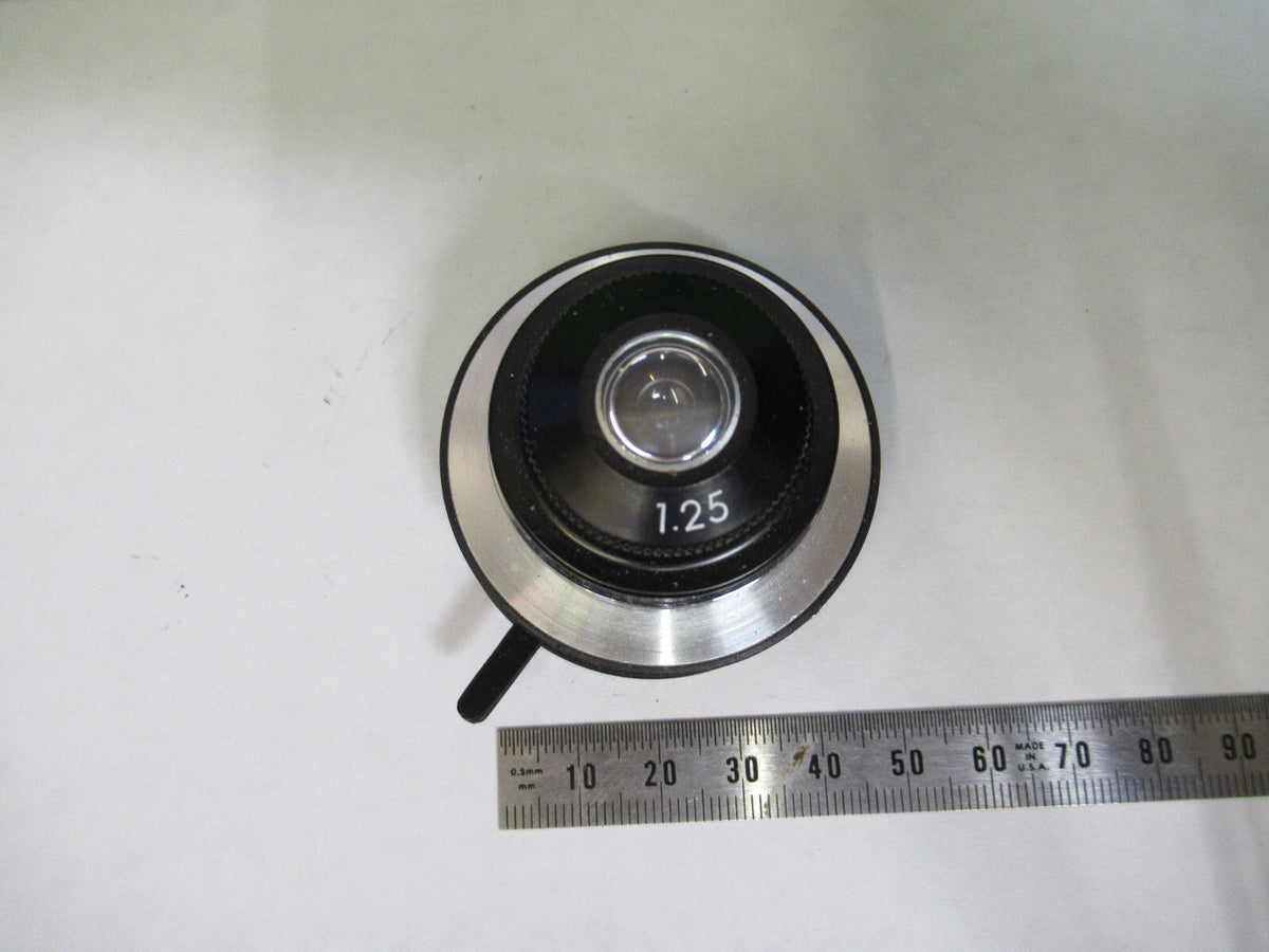 TOKYO JAPAN CONDENSER IRIS OPTICS MICROSCOPE PART AS PICTURED G8-A-39