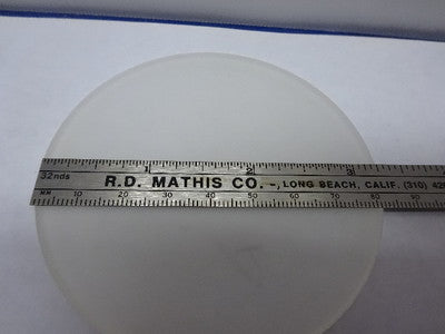 MICROSCOPE PART STAGE GLASS DULL DULL SIDES OPTICS #83-03