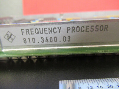 ROHDE SCHWARTZ EMI TEST SET BOARD 810.3400.03  AS PICTURED #B9-A-31