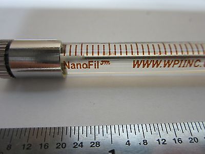 NANOFIL 0.10 ml GLASS SYRINGE WPI GAS CHROMATOGRAPHY AS IS BIN#G4-27