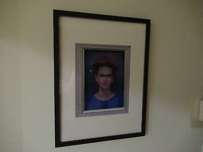 FRIDA KAHLO MEXICAN SELF-PORTRAIT 1945 REPRODUCTION FRAMED NICE HOME DECOR #LOB4