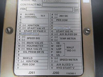 FOR PARTS OR REPAIR SOLAR CONTROL SPEED TEMPERATURE  UH-60 AIRCRAFT #TC-2