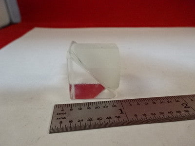 MICROSCOPE PART PRISM ASSEMBLY [chip on edge] OPTICS AS IS #AM-50