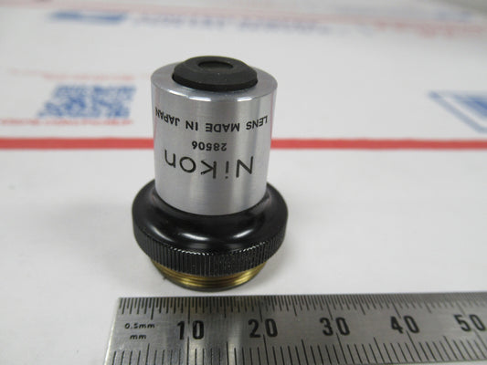 Microscope Part Objective Nikon Japan 10X Optics Lens
