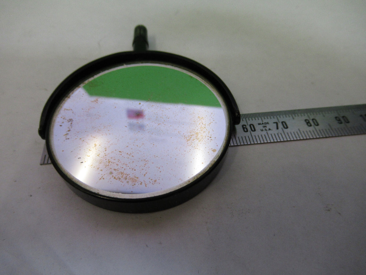ANTIQUE BAUSCH LOMB MIRROR ASSEMBLY MICROSCOPE PART AS PICTURED X9-B-73