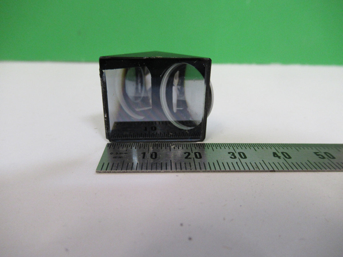 WILD SWISS GLASS PRISM HEAD OPTICS MICROSCOPE PART AS PICTURED X5-A-04