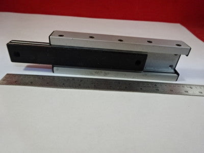 DELTRON SLIDE POSITIONING STAGE GEAR ALUMINUM for optics AS PICTURED &R7-A-23