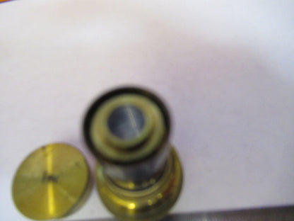 BECK ENGLAND OBJECTIVE LENS ANTIQUE OPTICS MICROSCOPE PART AS PICTURED Y2-A-77