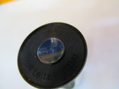 Antique Ernst Leitz Weztlar Eyepiece 6X Lens Microscope Part