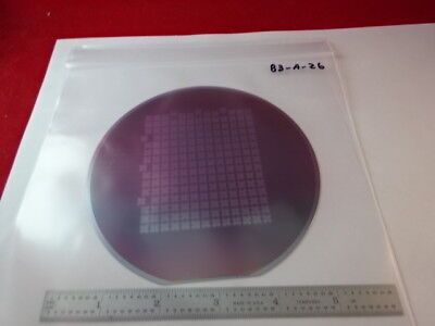 COLLECTABLE SEMICONDUCTOR WAFER SILICON WITH COMPONENTS NICE AS IS #83-A-26