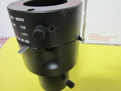 WILD HEERBRUGG SWISS PHOTO CAMERA ADAPTER PART MICROSCOPE OPTICS AS IS BIN#56-07