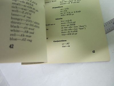 US NAVY BOOKLET IRAQ INFORMATION 1943 COLLECTABLE AS IS BIN#25-14-12
