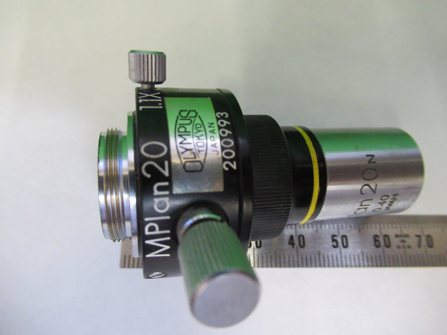 OLYMPUS JAPAN DIC M20 N NOMARSKI OBJECTIVE MICROSCOPE PART AS PICTURED Y3-B-01