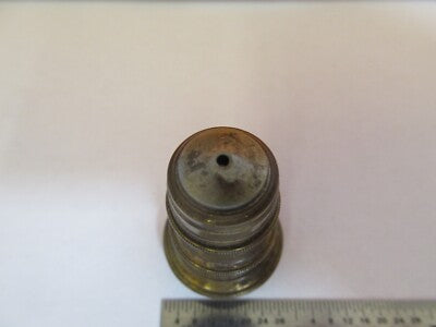 Antique Brass Ernst Leitz 1/12 Objective Microscope Part