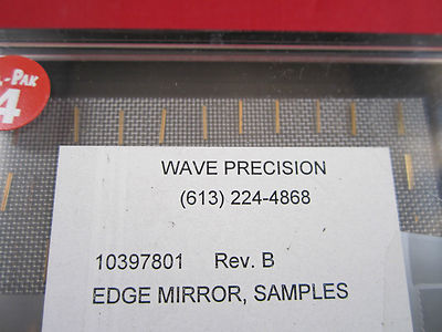 OPTICAL WAVE PRECISION EDGE GOLD PLATED MIRROR LOT 10 EA OPTICS