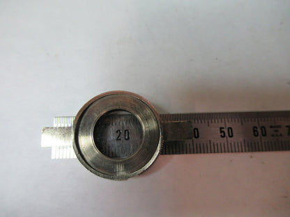 ANTIQUE BRASS NACHET PARIS FILTER LENS ASSEMBLY MICROSCOPE PART X2-A-12