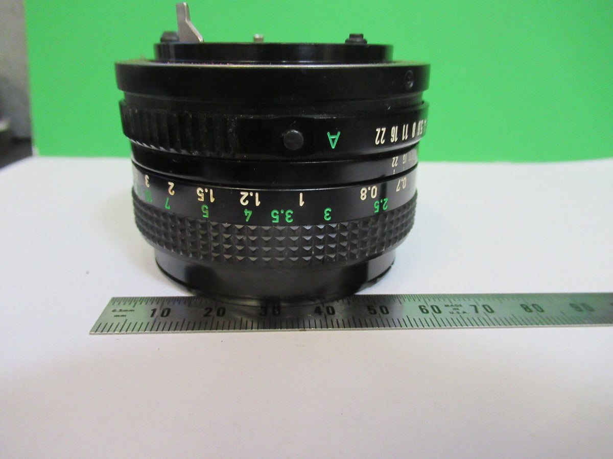 Lens Camera Canon Japan F 1.8 50mm Optics