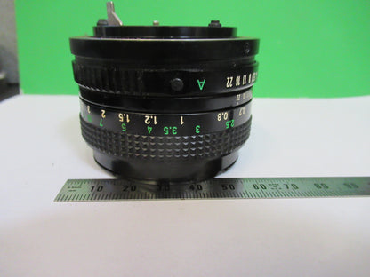 Lens Camera Canon Japan F 1.8 50mm Optics