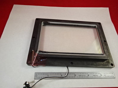 OPTICAL THERMALLY HEATED WINDOW  LASER OPTICS AS IS BIN#D1-B-12