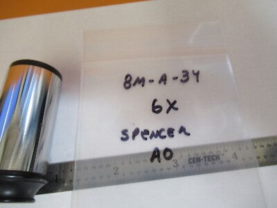American Optical Co. American Optics Spencer Lens Co. Eyepiece 6X Microscope Part