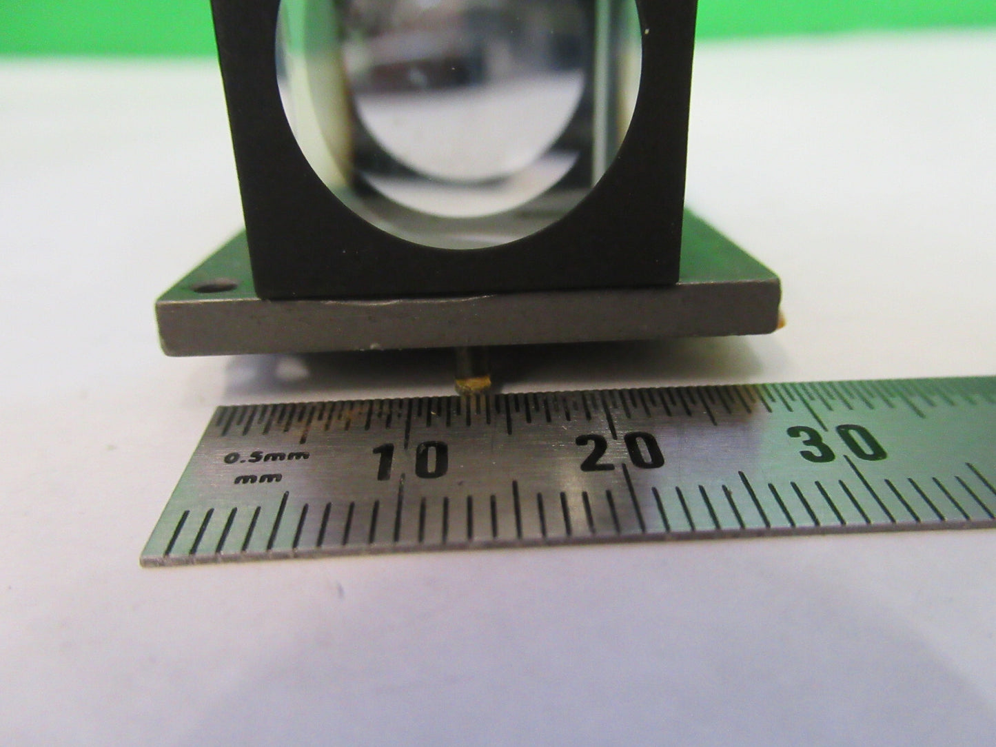 LEITZ WETZLAR GERMANY MOUNTED GLASS PRISM MICROSCOPE PART AS PICTURED X2-A-47