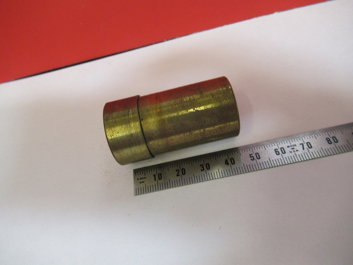 Antique Brass Ernst Leitz Germany Empty Objective Canister