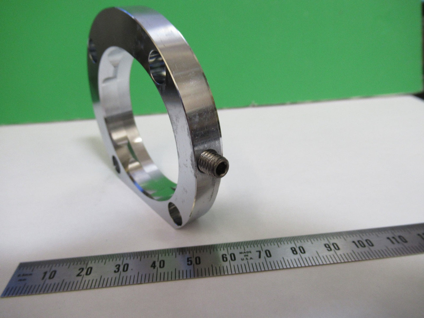 LEICA LEITZ GERMANY DMRB LAMP FLANGE MICROSCOPE PART AS PICTURED V7-FT-99