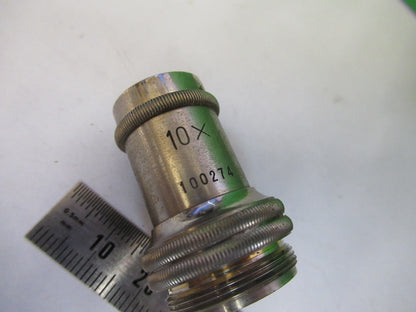 Antique Olympus Japan Objective 10X Optics Microscope Part