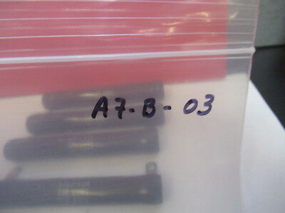 LOT POWER RESISTOR TUBULAR OHMITE 50W AS PICTURED &A7-B-03