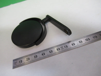 ANTIQUE BAUSCH LOMB MIRROR ASSEMBLY OPTICS MICROSCOPE PART AS PICTURED  V1-A-09