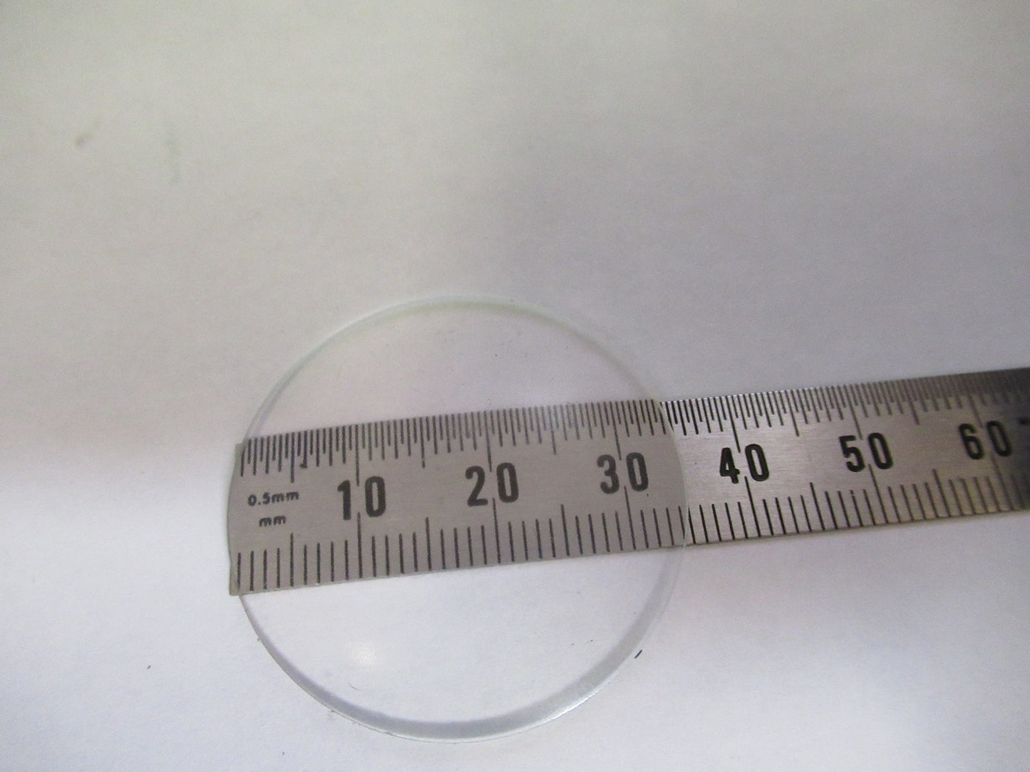 OLYMPUS JAPAN DIFFUSER CONVEX FILTER LENS MICROSCOPE PART AS PICTURED Y3-B-34