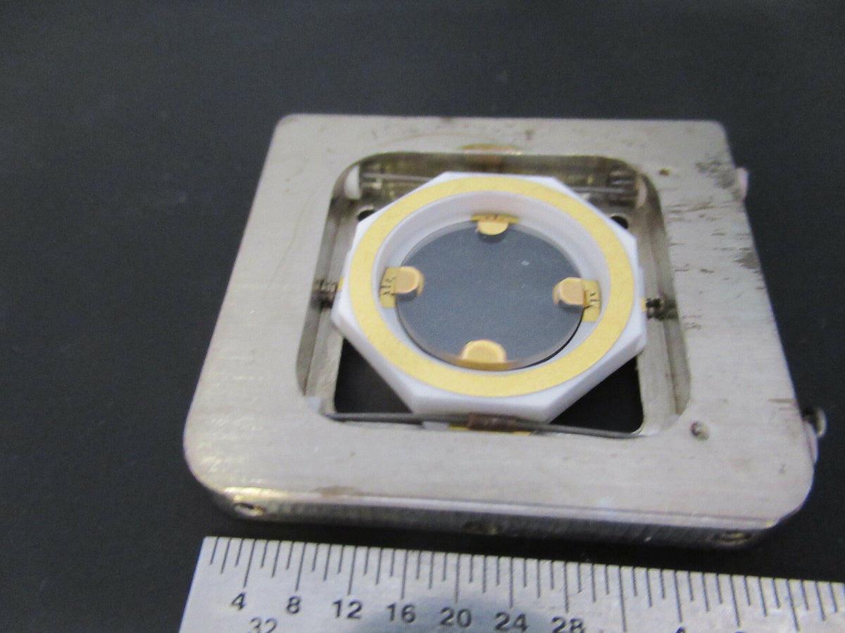BENDIX FLATPACK LATERAL FIELD QUARTZ CRYSTAL UNKNOWN FREQUENCY AS PIC #FT-1-A-80