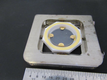 BENDIX FLATPACK LATERAL FIELD QUARTZ CRYSTAL UNKNOWN FREQUENCY AS PIC #FT-1-A-80