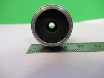 LEITZ GERMANY ANTIQUE BRASS OBJECTIVE MICROSCOPE PART OPTICS AS PICTURED X6-A-89